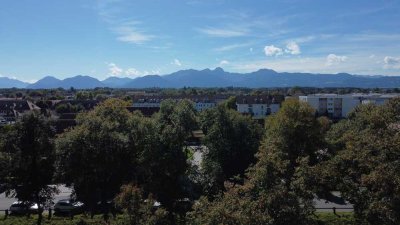 Traumhaftes 1-Zimmer-Apartment mit Südbalkon am Wasser | Das Flussquartier Kolbermoor
