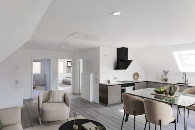 Ganz oben wohnen – kernsanierte 3-Zimmer-Wohnung mit Stil, Licht und Ruhe unterm Dach