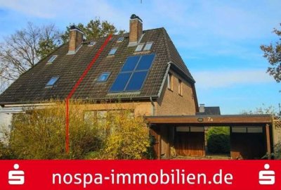 Mit einer Solarthermieanlage zur Unterstützung der Heizung! Doppelhaushälfte mit Vollkeller