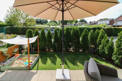 TOP-aushestattete, barrierearme 3-Zimmer-Neubauwohnung mit Garten, Garage und Stellplatz