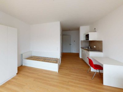 Jetzt Umzugsbonus sichern! Möbliertes 1-Zimmer-Apartment mit Einbauküche und Loggia