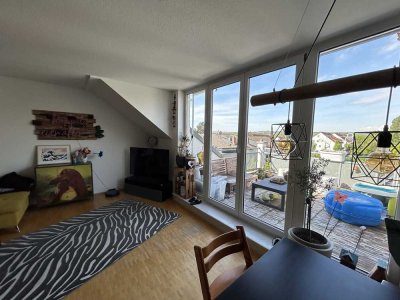 4-Zimmer-Maisonette-Wohnung mit großem Balkon und EBK in Mainz