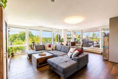 Atemberaubende 3-Zimmer-Wohnung in Forstenried mit großer Dachterrasse