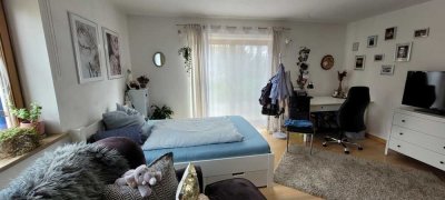 1-Zimmer-EG Wohnung für Single mit Terrasse und Einbauküche in Marnbach- Weilheim in Oberbayern