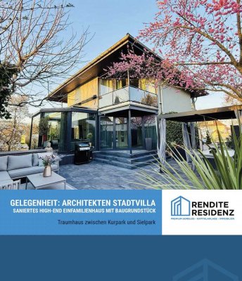 GELEGENHEIT: ARCHITEKTEN STADTVILLA SANIERTES HIGH-END EINFAMILIENHAUS MIT BAUGRUNDSTÜCK