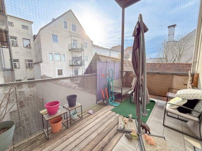 Moderne 1,5-Zimmer-Wohnung in Wels: Balkon, Loggia und top Ausstattung