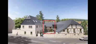 Attraktive 3-Zimmer-Maisonette-Wohnung mit EBK, Terrasse und Balkon in Taunusstein