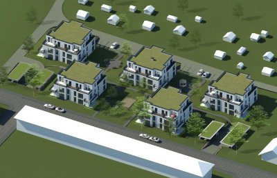 WOHNEN IN EBERSWALDE NORDEND - NEUBAU - 2 ZIMMERWOHNUNG IM DACHGESCHOSS BARRIEREFREI