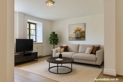 Frisch renovierte 2-Zi.-Mietwohnung. 53 m² im EG + Parkplatz, bezugsbereit! Ohne Maklergebühren!