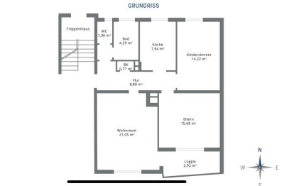 3,5-Zimmer-Wohnung mit Balkon & Stellplatz in
Traunstein