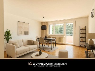** Helle 3-Z.-Wohnung mit Balkon – sofort bezugsfrei!**