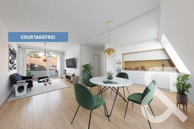 Hochwertige 2-Zimmer-Neubau-Dachgeschosswohnung