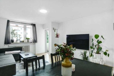 Renovierte 3-Zimmer-Wohnung mit Süd-Loggia - 8 Gehminuten zur U2
