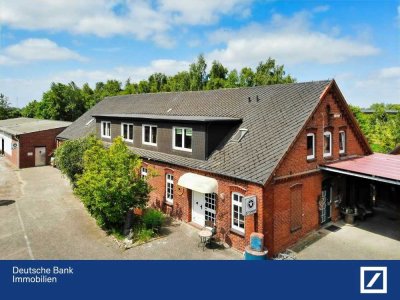 Vielseitig nutzbare Immobilie: EFH - Ferienwohnungen - Ladenlokal - Resthof  auf großem Grundstück