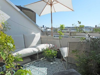 Maisonnettewohnung mit Dachterrasse und Balkon in Giesing