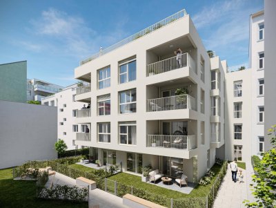 PROVISIONSFREI: Helle Gartenwohnung - Urbane Oase mitten im Dritten - Neubauprojekt mit Wohnqualität - Sonnige Gartenwohnung zu kaufen in 1030 Wien