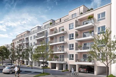 KL – Am Westpfalzklinikum: Neubau/Erstbezug – 3-Zimmer-Wohnung mit EBK und Carport