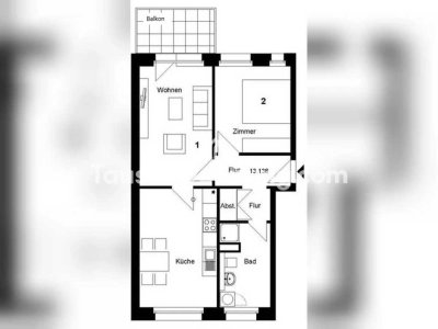Tauschwohnung: geräumige 2-Z-HBH-Whg in Borgfelde/HH-Mitte mit gr. Balkon