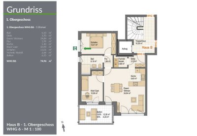 RESERVIERT: Barrierefreie ETW mit Balkon, Stellplatz, Süd/West-Ausrichtung