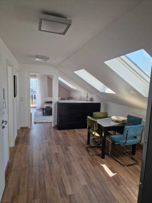 Möblierte 2,5 Zimmer Wohnung mit tollem Ausblick