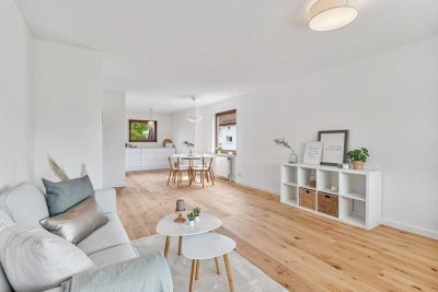Einziehen und wohlfühlen: neu renovierte 3-Zimmer mit Südbalkon