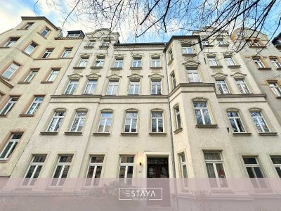 Helle 2-Zimmer-Altbauwohnung mit Einbauküche und Gartenmitbenutzung