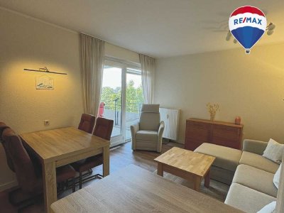Gepflegte 2 Zimmer-Wohnung mit großer Loggia in naher Strandlage