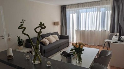 Möblierte 2-Zimmer-Wohnung mit Balkon und Einbauküche in Kerpen