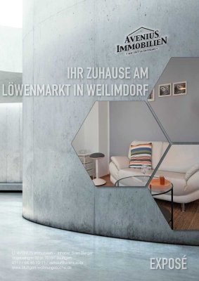 Helle möblierte 2 Zimmerwohnung in Stuttgart Weilimdorf, am Löwenmarkt!