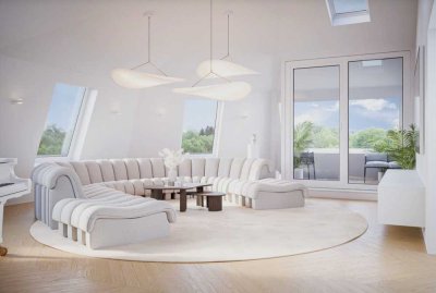 Jugendstil Dachgeschoss Ikone – ein architektonisches Belvedere