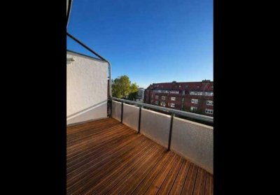 Attraktive, helle Maisonette-Wohnung mit Terrasse und Weitblick