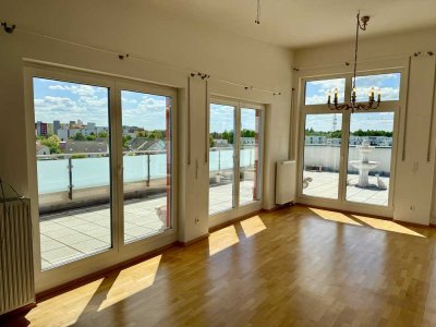 Exklusives 4 Zimmer Penthouse mit spektakulärer 97 m² Dachterrasse