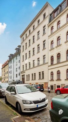 Zentral & charmant: 2-Zimmer-Wohnung im Grafischen Viertel mit Balkon, Aufzug & stilvoller Sanierung