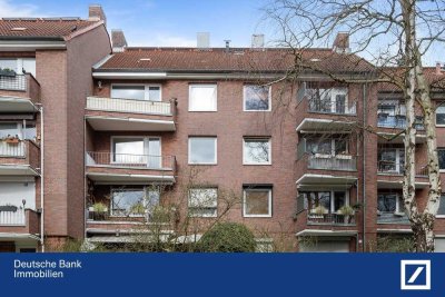 Modernisierungsbedürftige 2,5-Zimmer-Eigentumswohnung in beliebter Lage von Hamburg-Horn