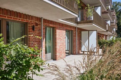Moderne 3-Zimmer-Gartenwohnung mit Terrasse in Barmbek-Süd – Bezugsfrei & provisionsfrei!