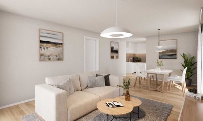 Stadtnah und ruhig: 2-Zimmer-Wohnung auf 68m²