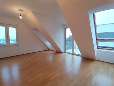 Neubau! Siedlung Rustenfeld! 2-Zimmer Wohnung im Dachgeschoss mit Balkon!
