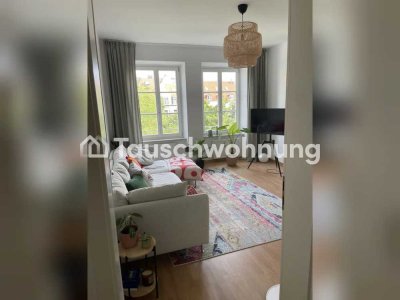 Tauschwohnung: Helle Altbau Wohnung direkt am Isartor mit Blick ins Grüne