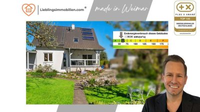 Weimar: Modernes Haus mit Naturblick-Grundstück