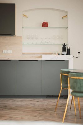 Elegante 2-Zimmer-Wohnung mit Sonnenterrasse &amp; Bergblick Leopoldskron Moos - Auch Kurzzeitmiete möglich