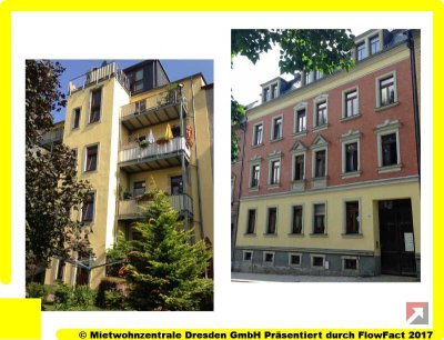 Sehr schöne sanierte 3-Raumwohnung mit Balkon zur Hofseite!!