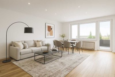 Traumhafte 3-Zimmer-Wohnung mit zentraler und dennoch ruhiger Lage sowie einem geräumigen Balkon!