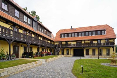 "Sächsischer Reiterhof": Balkon + EBK