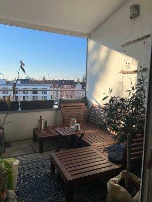 Moderne Luxuswohnung über den Dächern der Karlsruher-Weststadt