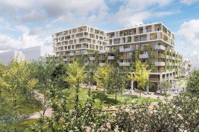 Hof am Park - Exklusive 4-Zimmer-Wohnung mit großzügiger Terrasse, Dachgarten, Raumhöhe von 2,70 - Top 2.37