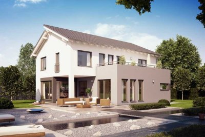 Individuelles Architektenhaus mit viel Licht und behaglicher Wohlfühlatmosphäre