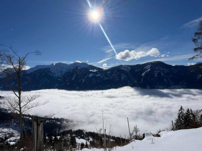 Einfach und schlicht inmitten der Natur oberhalb des Drautals