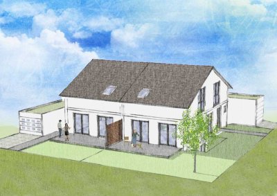 MUSTERHAUS GEÖFFNET10.05. - Gärtringen: Exklusive Doppelhaushälfte in bester Lage
