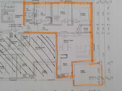 Schöne 3-Zimmer-Wohnung in top Lage in Backnang