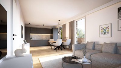 Penthouse mit Panorama – 2 Zimmer &amp; 35 m² Sonnenterrasse in Wörgl